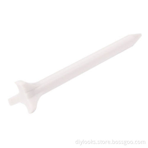 25 x 3-prong Friction Golf Tees, Light Gray